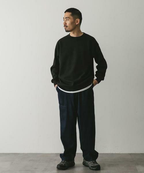 URBAN RESEARCH DOORS / アーバンリサーチ ドアーズ Tシャツ | 『XLサイズ/WEB限定』ワッフルフリース クルーネック プルオーバー | 詳細30