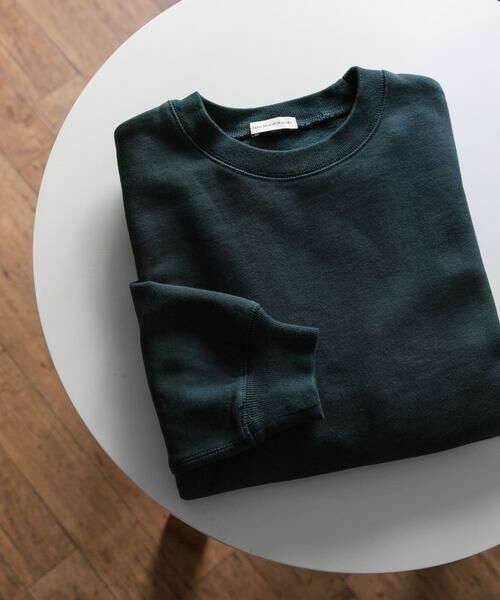 URBAN RESEARCH DOORS / アーバンリサーチ ドアーズ スウェット | 『XLサイズ/WEB限定』裏起毛クルーネックスウェット(グリーン)