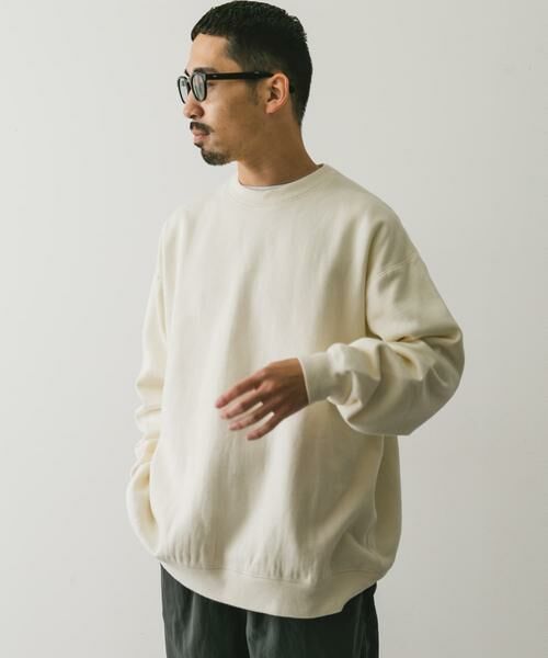 URBAN RESEARCH DOORS / アーバンリサーチ ドアーズ スウェット | 『XLサイズ/WEB限定』裏起毛クルーネックスウェット | 詳細15