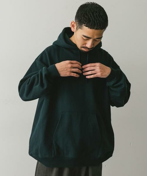 URBAN RESEARCH DOORS / アーバンリサーチ ドアーズ スウェット | 『XLサイズ/WEB限定』裏起毛プルオーバーフーディー | 詳細4