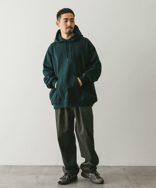 URBAN RESEARCH DOORS / アーバンリサーチ ドアーズ スウェット | 『XLサイズ/WEB限定』裏起毛プルオーバーフーディー | 詳細8