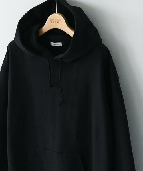 URBAN RESEARCH DOORS/アーバンリサーチ ドアーズ 『XLサイズ/WEB限定』裏起毛プルオーバーフーディー ブラック M URBAN RESEARCH DOORS/アーバンリサーチ ドアーズ 『XLサイズ/WEB限定』裏起毛プルオーバーフーディー ブラック M