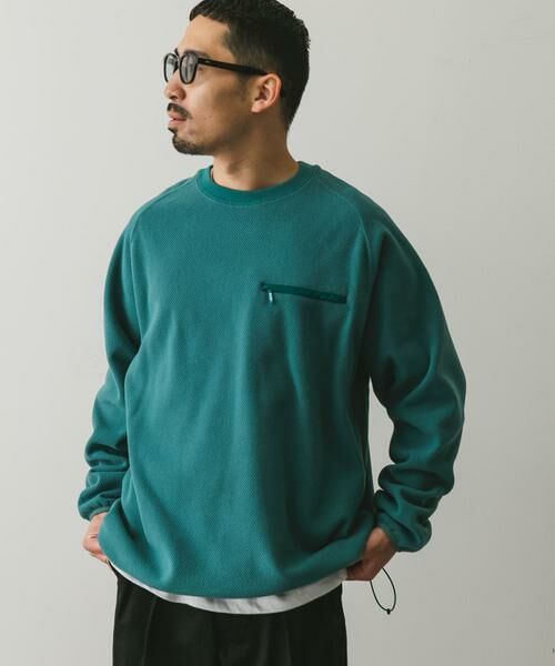 URBAN RESEARCH DOORS / アーバンリサーチ ドアーズ Tシャツ | 『UR TECH』ピケフリース プルオーバー | 詳細2