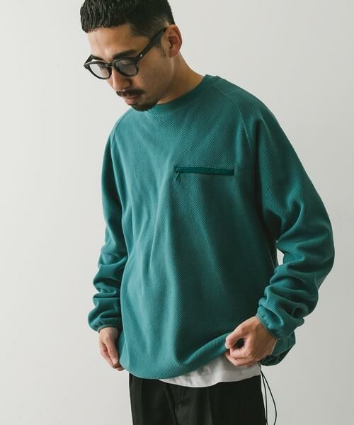 URBAN RESEARCH DOORS / アーバンリサーチ ドアーズ Tシャツ | 『UR TECH』ピケフリース プルオーバー | 詳細3