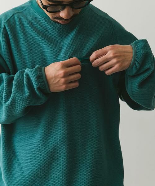 URBAN RESEARCH DOORS / アーバンリサーチ ドアーズ Tシャツ | 『UR TECH』ピケフリース プルオーバー | 詳細5