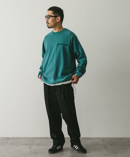 URBAN RESEARCH DOORS / アーバンリサーチ ドアーズ Tシャツ | 『UR TECH』ピケフリース プルオーバー | 詳細6