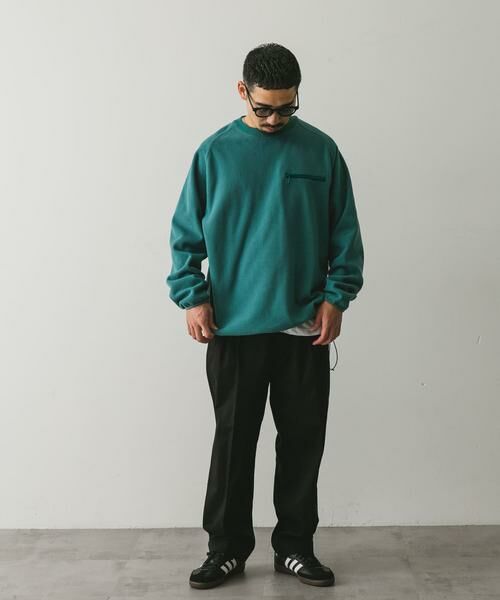 URBAN RESEARCH DOORS / アーバンリサーチ ドアーズ Tシャツ | 『UR TECH』ピケフリース プルオーバー | 詳細7