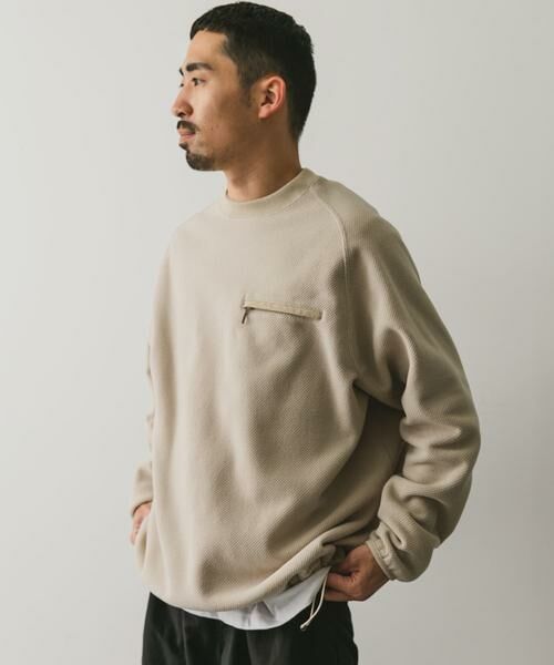 URBAN RESEARCH DOORS / アーバンリサーチ ドアーズ Tシャツ | 『UR TECH』ピケフリース プルオーバー | 詳細18