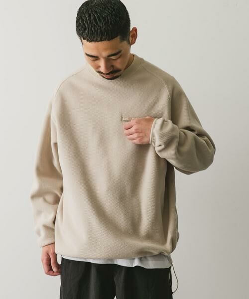 URBAN RESEARCH DOORS / アーバンリサーチ ドアーズ Tシャツ | 『UR TECH』ピケフリース プルオーバー | 詳細19