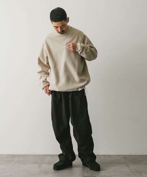 URBAN RESEARCH DOORS / アーバンリサーチ ドアーズ Tシャツ | 『UR TECH』ピケフリース プルオーバー | 詳細22