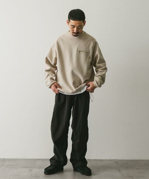 URBAN RESEARCH DOORS / アーバンリサーチ ドアーズ Tシャツ | 『UR TECH』ピケフリース プルオーバー | 詳細23