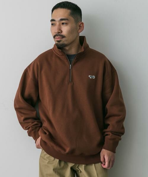 URBAN RESEARCH DOORS / アーバンリサーチ ドアーズ スウェット | 『XLサイズ/WEB限定』『別注』PENNEYS×DOORS　THE FOX ハーフジップスウェット | 詳細5