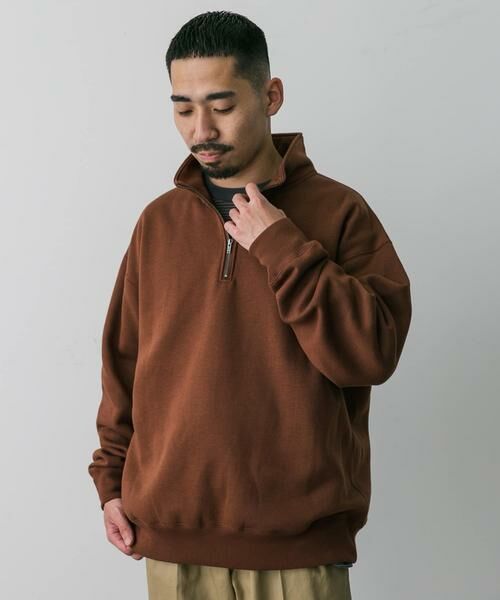 URBAN RESEARCH DOORS / アーバンリサーチ ドアーズ スウェット | 『XLサイズ/WEB限定』『別注』PENNEYS×DOORS　THE FOX ハーフジップスウェット | 詳細6