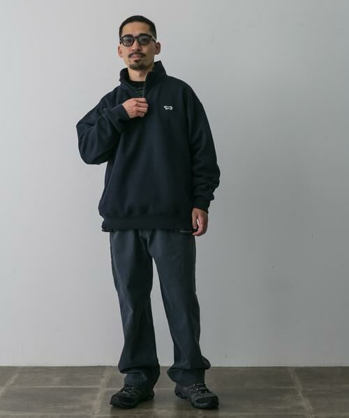 URBAN RESEARCH DOORS / アーバンリサーチ ドアーズ スウェット | 『XLサイズ/WEB限定』『別注』PENNEYS×DOORS　THE FOX ハーフジップスウェット | 詳細21
