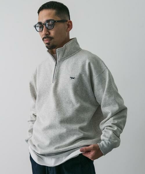 URBAN RESEARCH DOORS / アーバンリサーチ ドアーズ スウェット | 『XLサイズ/WEB限定』『別注』PENNEYS×DOORS　THE FOX ハーフジップスウェット | 詳細30