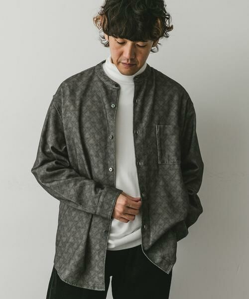 URBAN RESEARCH DOORS / アーバンリサーチ ドアーズ Tシャツ | 『UR TECH』裏起毛タートルネック ロンTシャツ | 詳細1