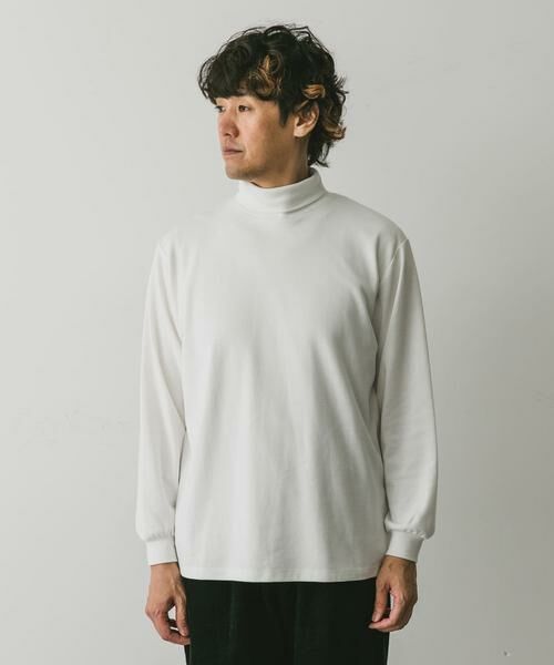 URBAN RESEARCH DOORS / アーバンリサーチ ドアーズ Tシャツ | 『UR TECH』裏起毛タートルネック ロンTシャツ | 詳細10