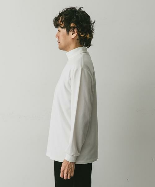 URBAN RESEARCH DOORS / アーバンリサーチ ドアーズ Tシャツ | 『UR TECH』裏起毛タートルネック ロンTシャツ | 詳細11