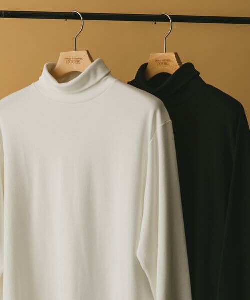 URBAN RESEARCH DOORS / アーバンリサーチ ドアーズ Tシャツ | 『UR TECH』裏起毛タートルネック ロンTシャツ | 詳細13