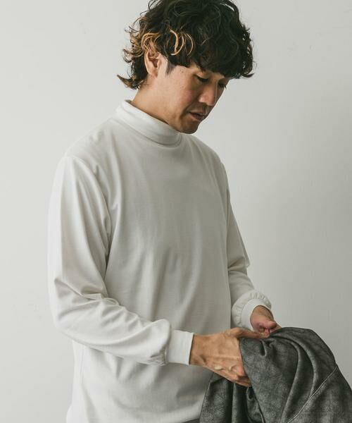 URBAN RESEARCH DOORS / アーバンリサーチ ドアーズ Tシャツ | 『UR TECH』裏起毛タートルネック ロンTシャツ | 詳細7