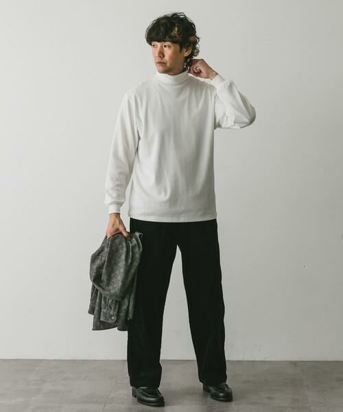 URBAN RESEARCH DOORS / アーバンリサーチ ドアーズ Tシャツ | 『UR TECH』裏起毛タートルネック ロンTシャツ | 詳細9