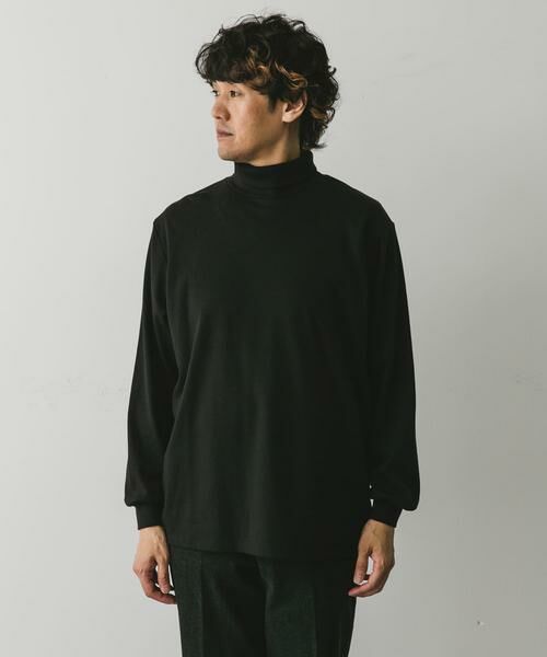 URBAN RESEARCH DOORS / アーバンリサーチ ドアーズ Tシャツ | 『UR TECH』裏起毛タートルネック ロンTシャツ | 詳細25