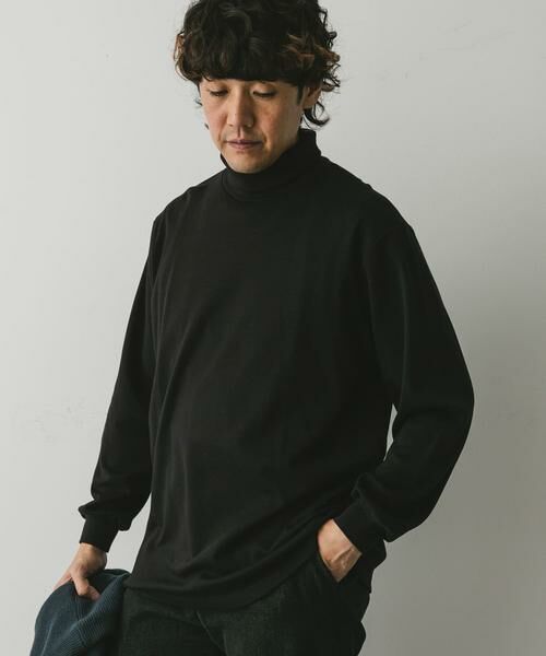 URBAN RESEARCH DOORS / アーバンリサーチ ドアーズ Tシャツ | 『UR TECH』裏起毛タートルネック ロンTシャツ | 詳細21