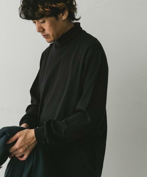 URBAN RESEARCH DOORS / アーバンリサーチ ドアーズ Tシャツ | 『UR TECH』裏起毛タートルネック ロンTシャツ | 詳細22