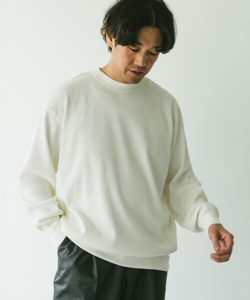 URBAN RESEARCH DOORS / アーバンリサーチ ドアーズ スウェット | クイックドライ ワッフル スウェット | 詳細3