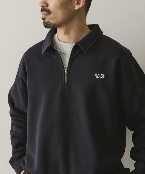 URBAN RESEARCH DOORS / アーバンリサーチ ドアーズ スウェット | 『別注』PENNEYS×DOORS　THE FOX ジップポロスウェット | 詳細1