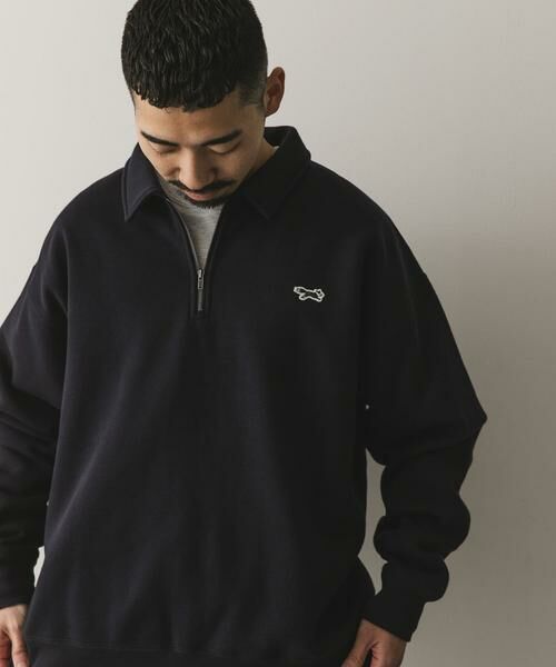 URBAN RESEARCH DOORS / アーバンリサーチ ドアーズ スウェット | 『別注』PENNEYS×DOORS　THE FOX ジップポロスウェット | 詳細2