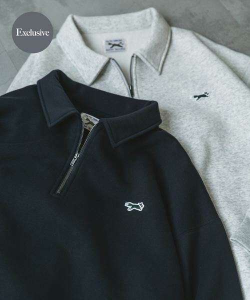 URBAN RESEARCH DOORS / アーバンリサーチ ドアーズ スウェット | 『別注』PENNEYS×DOORS　THE FOX ジップポロスウェット | 詳細7
