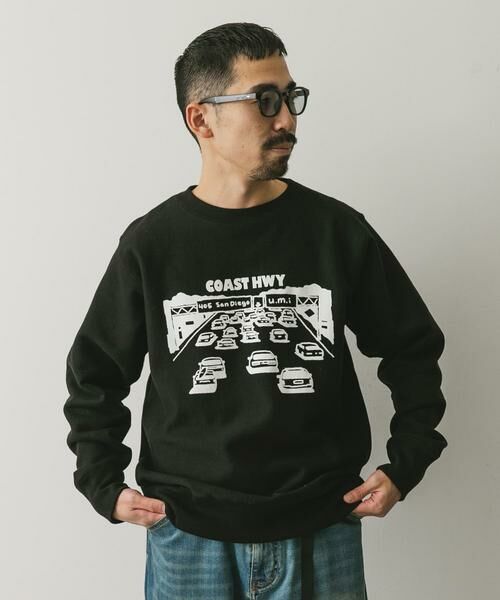 URBAN RESEARCH DOORS / アーバンリサーチ ドアーズ スウェット | TAKESHI WADA プリントスウェット | 詳細2