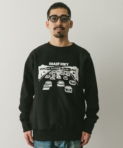 URBAN RESEARCH DOORS / アーバンリサーチ ドアーズ スウェット | TAKESHI WADA プリントスウェット | 詳細6