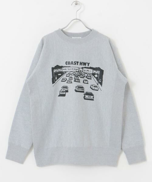 URBAN RESEARCH DOORS / アーバンリサーチ ドアーズ スウェット | TAKESHI WADA プリントスウェット | 詳細16