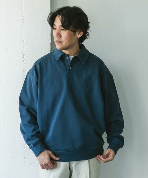 URBAN RESEARCH DOORS / アーバンリサーチ ドアーズ スウェット | 裏毛スウェットポロプルオーバー | 詳細3