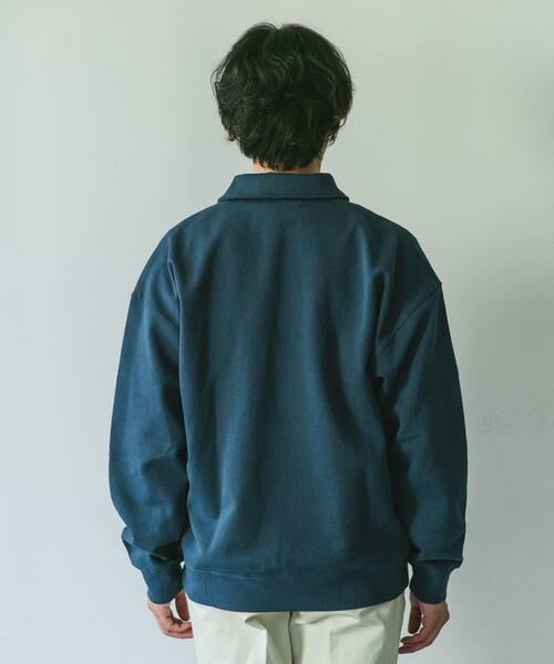 URBAN RESEARCH DOORS / アーバンリサーチ ドアーズ スウェット | 裏毛スウェットポロプルオーバー | 詳細8