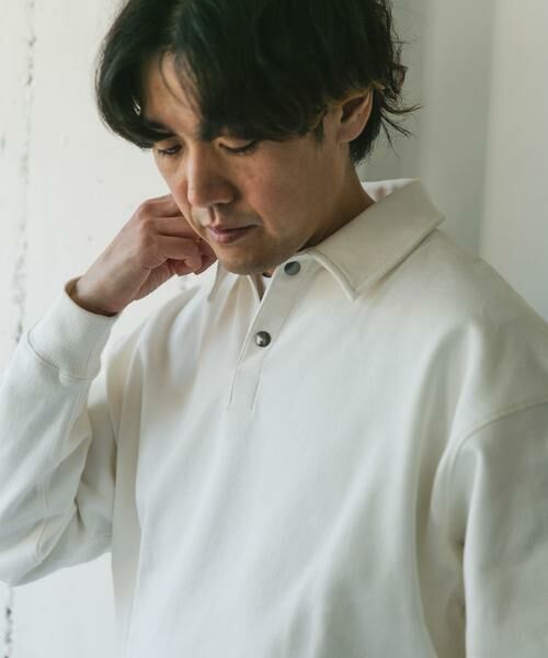 URBAN RESEARCH DOORS / アーバンリサーチ ドアーズ スウェット | 裏毛スウェットポロプルオーバー | 詳細15