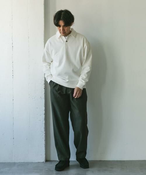 URBAN RESEARCH DOORS / アーバンリサーチ ドアーズ スウェット | 裏毛スウェットポロプルオーバー | 詳細16