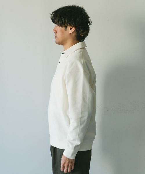 URBAN RESEARCH DOORS / アーバンリサーチ ドアーズ スウェット | 裏毛スウェットポロプルオーバー | 詳細19