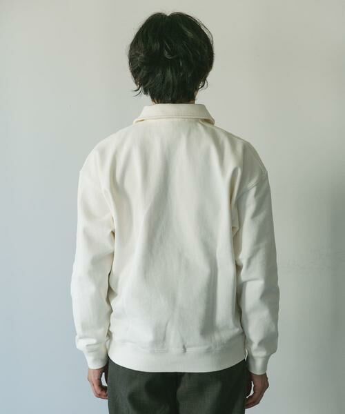 URBAN RESEARCH DOORS / アーバンリサーチ ドアーズ スウェット | 裏毛スウェットポロプルオーバー | 詳細20