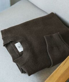 URBAN RESEARCH DOORS / アーバンリサーチ ドアーズ ニット・セーター | 『XLサイズ/WEB限定』チュニジアウール クルーネック ニット