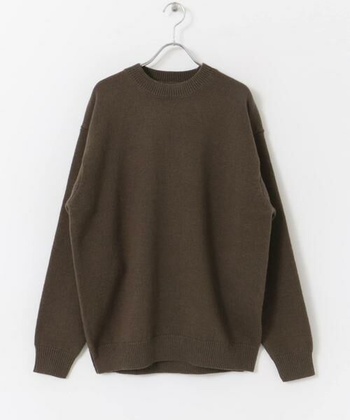 URBAN RESEARCH DOORS / アーバンリサーチ ドアーズ ニット・セーター | 『XLサイズ/WEB限定』チュニジアウール クルーネック ニット | 詳細21