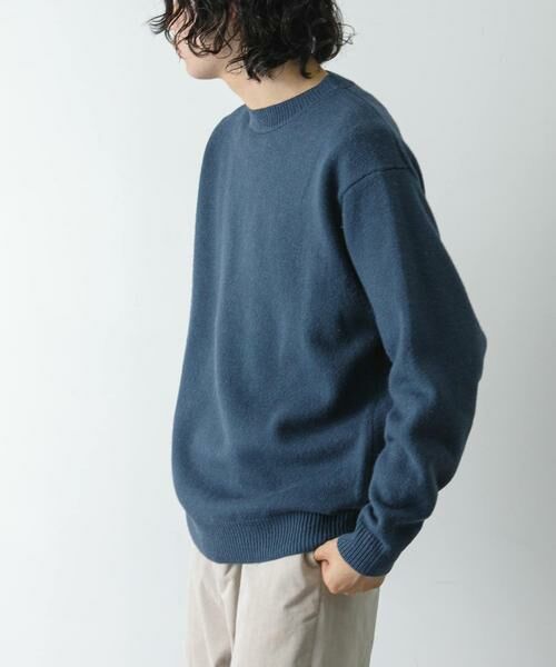 URBAN RESEARCH DOORS / アーバンリサーチ ドアーズ ニット・セーター | 『XLサイズ/WEB限定』チュニジアウール クルーネック ニット | 詳細23