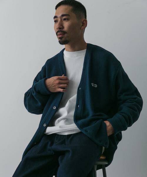 URBAN RESEARCH DOORS / アーバンリサーチ ドアーズ カーディガン・ボレロ | 『XLサイズ/WEB限定』『別注』PENNEYS×DOORS　THE FOX Vネックカーディガン | 詳細17