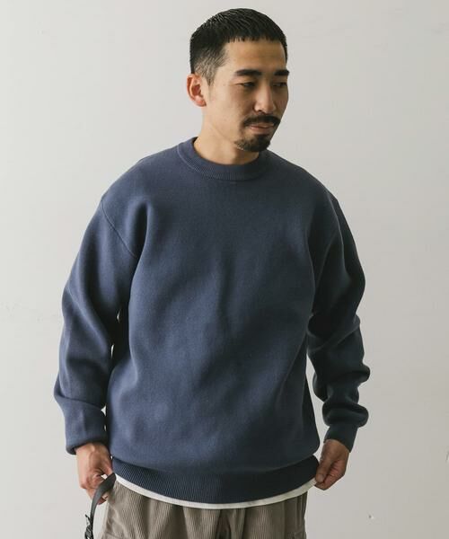 URBAN RESEARCH DOORS / アーバンリサーチ ドアーズ ニット・セーター | 『洗濯可』ミラノリブ クルーネックニット | 詳細1