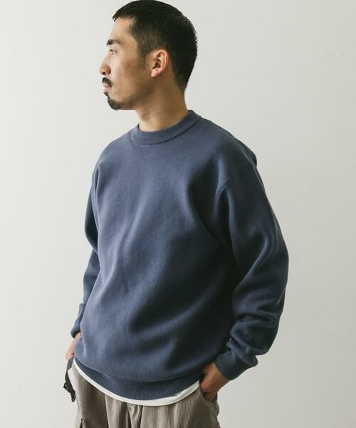 URBAN RESEARCH DOORS / アーバンリサーチ ドアーズ ニット・セーター | 『洗濯可』ミラノリブ クルーネックニット | 詳細3