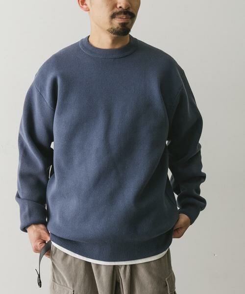URBAN RESEARCH DOORS / アーバンリサーチ ドアーズ ニット・セーター | 『洗濯可』ミラノリブ クルーネックニット | 詳細4