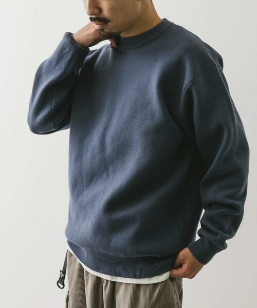 URBAN RESEARCH DOORS / アーバンリサーチ ドアーズ ニット・セーター | 『洗濯可』ミラノリブ クルーネックニット | 詳細5