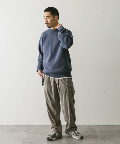 URBAN RESEARCH DOORS / アーバンリサーチ ドアーズ ニット・セーター | 『洗濯可』ミラノリブ クルーネックニット | 詳細7